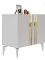 Consola, Olivia, Bahar KB150, 150x80x35 cm, PAL, Alb