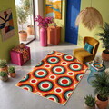 Covor, Cerchi Djt HC, 80x140 cm, Multicolor