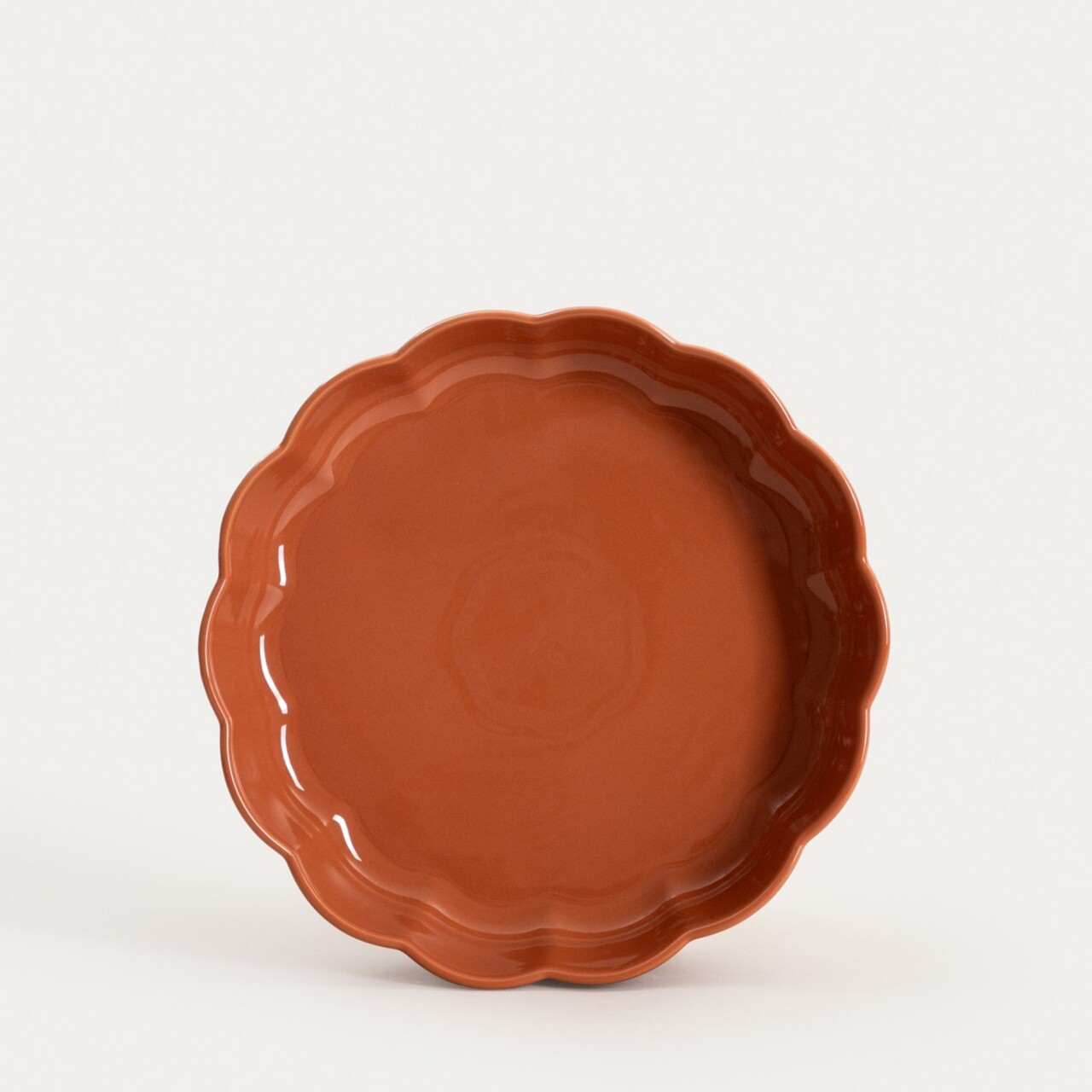 Vas de copt Brisa, Homla, 27x6.5 cm, ceramica, portocaliu - imagine 3