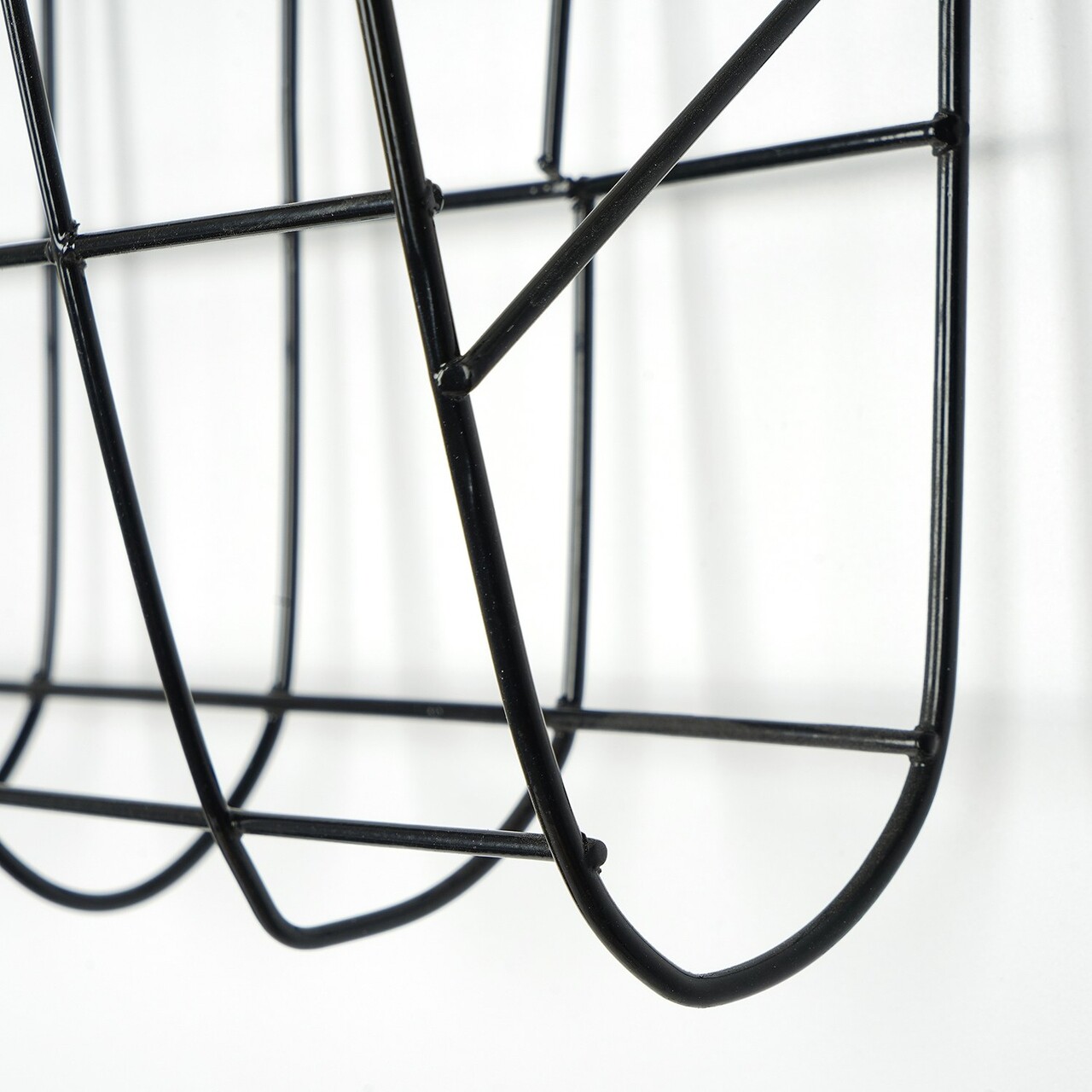 Organizator de perete, WR086, Lățime: 26 cm Înălțime: 29 cm Adâncime: 10 cm, Negru - view 8