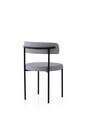 Set scaune 2 piese, Nmobb, Gını, Negru / Gri închis
