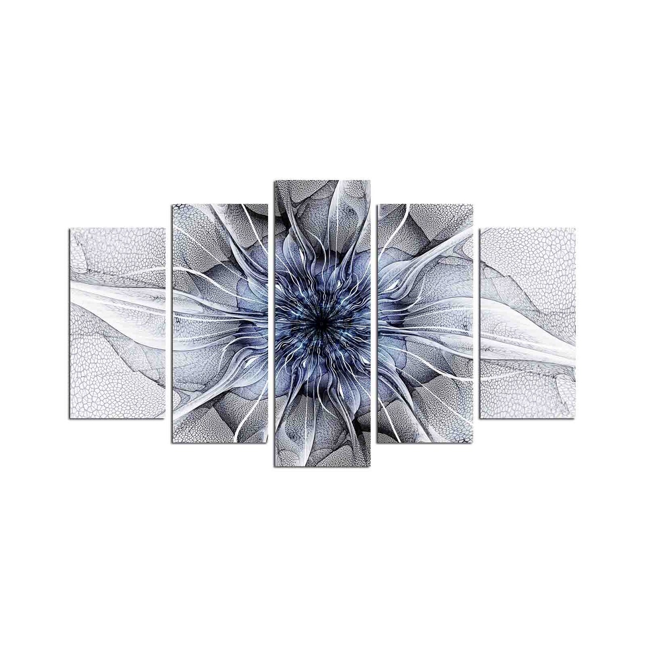 Set 5 tablouri decorative, 5ABSMDF-59, 20 x 60 cm, Multicolor - view 2
