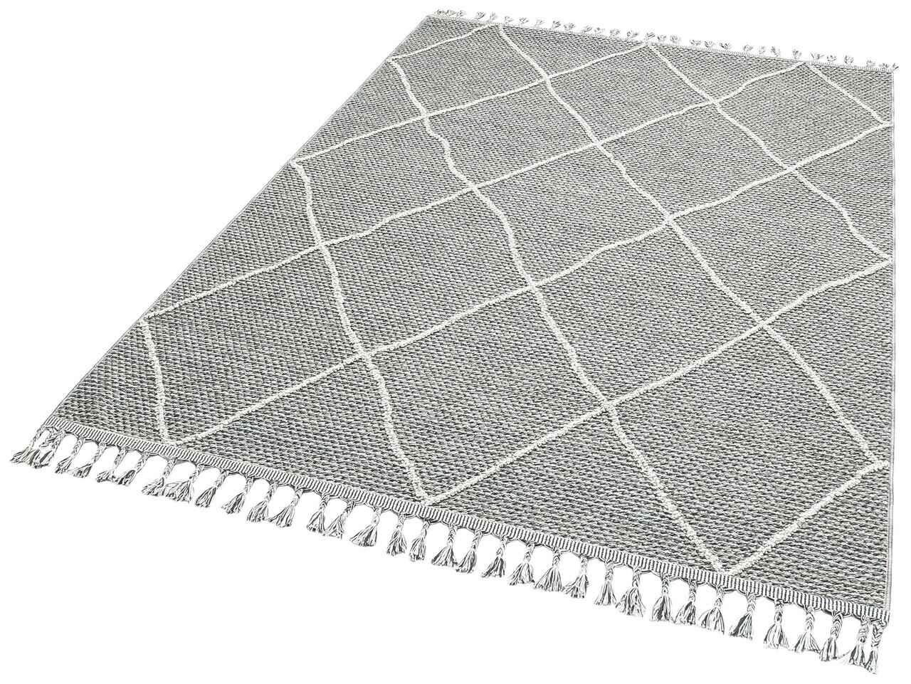 Covor, Sh 02, 80x300 cm, 45% POLIPROPLEN/55% POLIESTER, Gri — imaginea 2