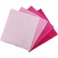 Set 4 prosoape de maini Pink Delight, Hobby,  50 x 90 cm, 100% bumbac, roz