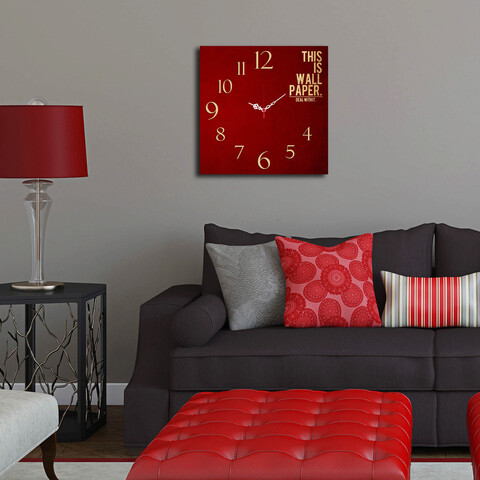 Ceas de perete, msk-11, mdf, dimensiune: 40 x 40 cm, multicolor