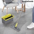 Mop cu galeata, cu tripla actiune Trimo, InnovaGoods, cap rotativ 180°, 4 L
