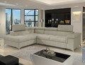 Coltar extensibil stanga 4 locuri ELTAP, LT-20MAN, Eridano, 275x202x88 cm, lemn/poliester, bej