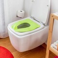 Reductor de scaun de toaleta pliabil pentru copii Foltry, InnovaGoods, 34 x 29 x 6 cm, verde