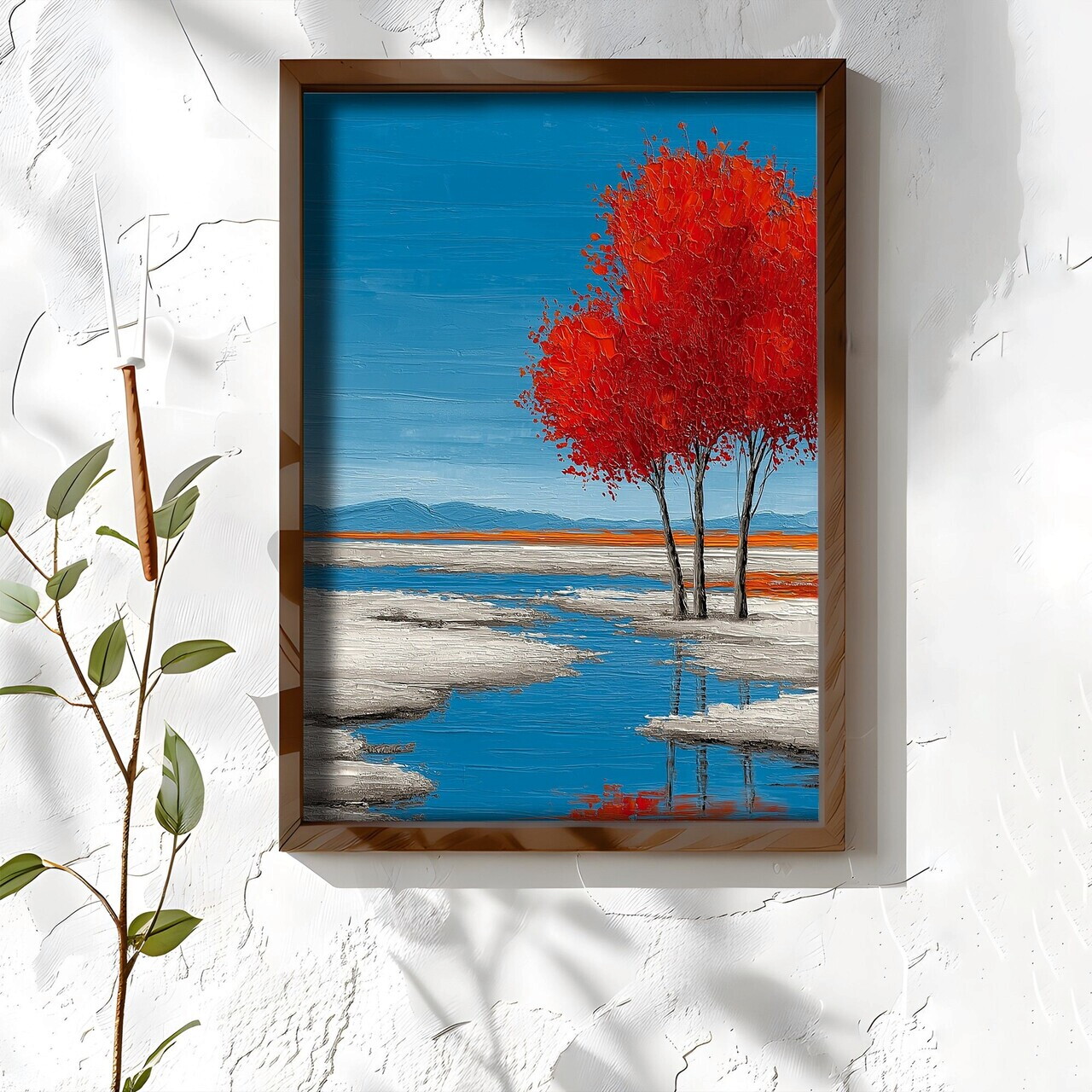 Tablou decorativ NAL026-46 MDF Lemn masiv Multicolor
