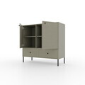 Comoda ADRK, Tili 2D 2S 2P, 100.2x40.8x95 cm, PAL laminat, verde eucalipt