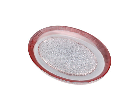 Savoniera, drop, 10x13.5x2.5 cm, polirasina, coral