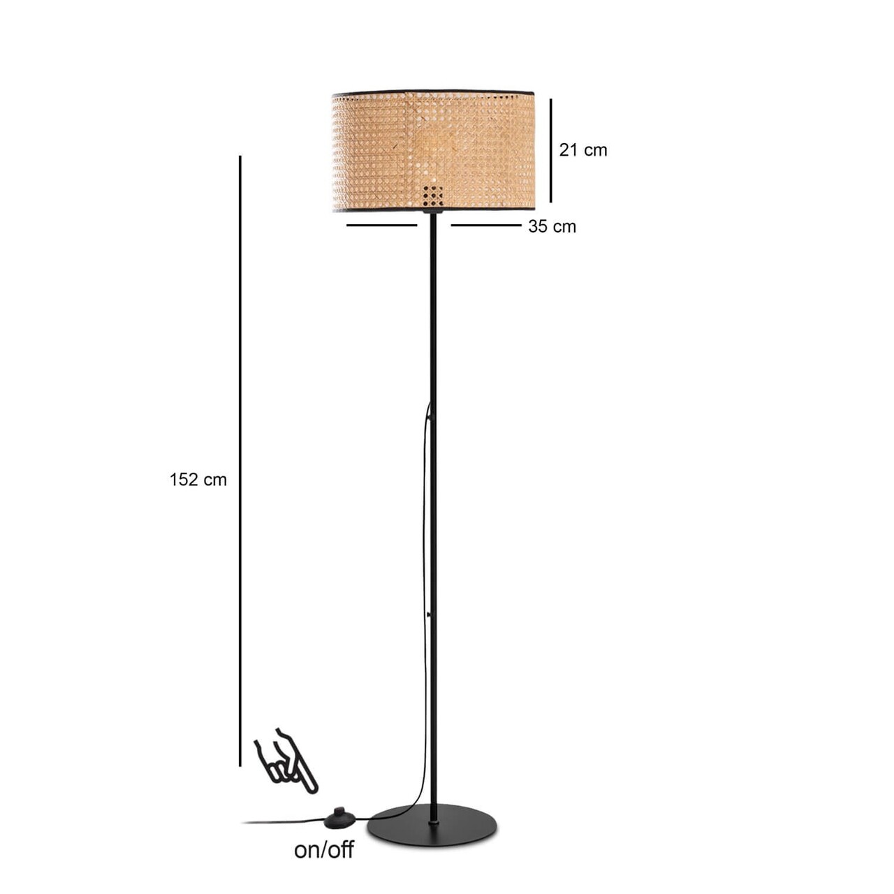 Lampadar, L'essentiel Maison, 780SGN4714, Bej - view 3