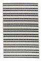 Covor cu doua fete Rubina, Decorino, 80x140 cm, polipropilena, crem/albastru