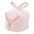 Opritor de usa, Square Pink, Mauro Ferretti, 14.5x14x20 cm, bumbac/nisip