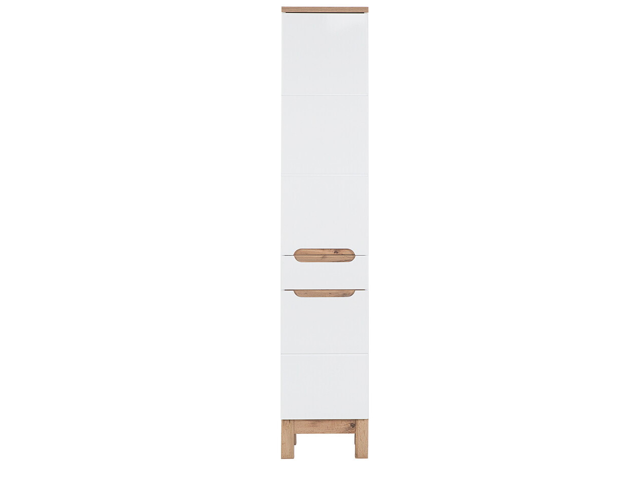 Set mobilier baie Bali White Lava 60 cm, dulapuri, masca cu lavoar si cabinet cu oglinda, Comad, MDF/PAL, alb - view 15
