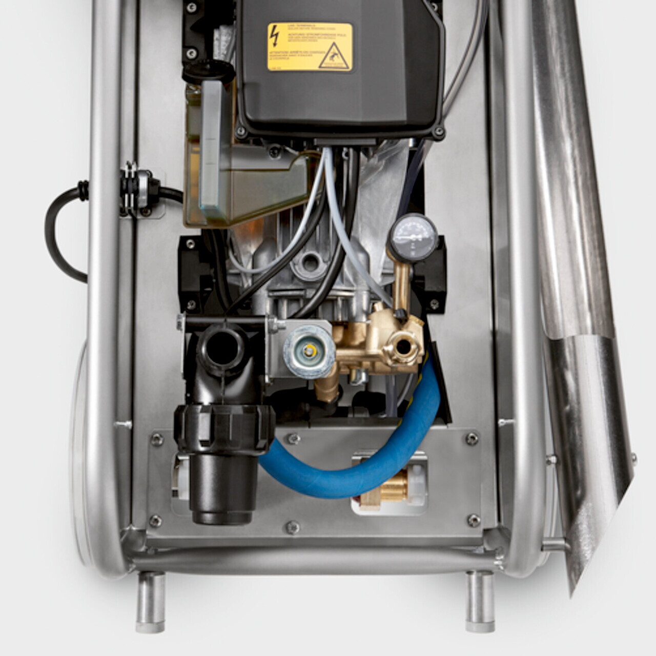 Aparat de spalat cu presiune profesional HD 10/15-4 Cage Food, Karcher, gri — imaginea 3