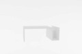 Masuta de cafea, Asse Home, Memo, 86.8x32.4x50 cm, Alb