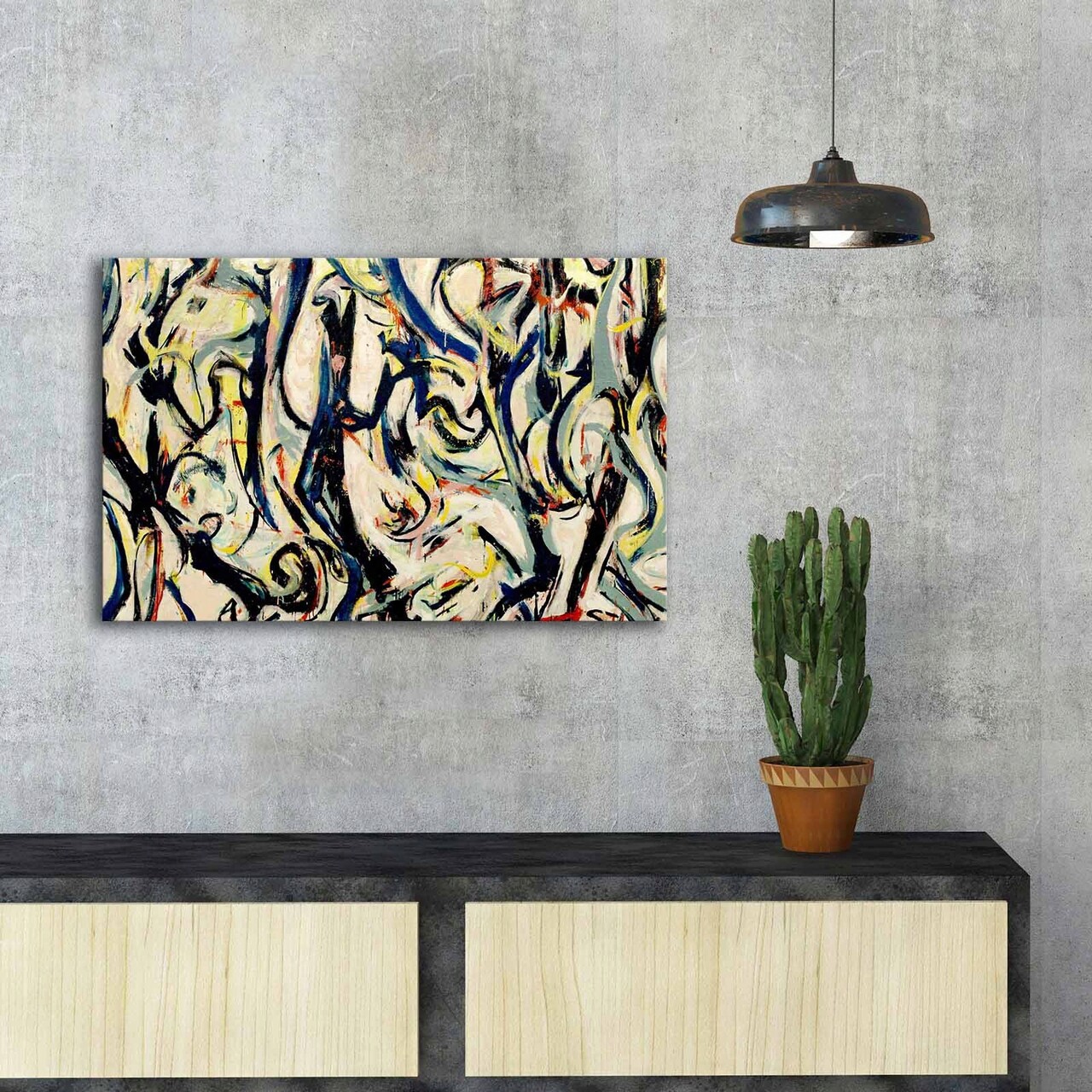 Tablou decorativ FAMOUSART-045 Dimensiune: 45 x 70 cm Multicolor