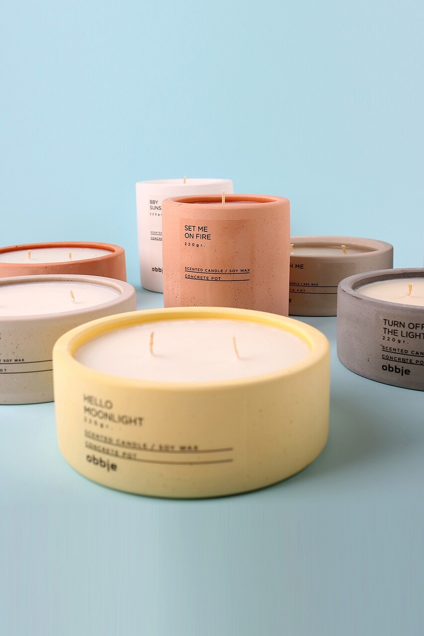 Lumanare, Turn Off The Lıght Flat, Beton, Gri