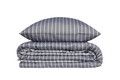 Lenjerie de pat pentru o persoana Bamboo (FR), 2 piese, Bamboo - Blue, Cotton Box, 60% bumbac satinat/40% bambus