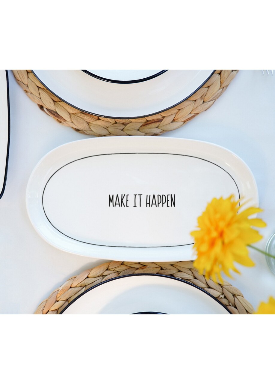 Set platouri servire, Hermia, 280TMA2172, Alb - view 2