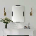 Oglinda decorativa, Neostill, Pera, 50x70 cm, Negru