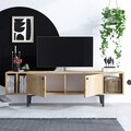 Comoda TV, Emerald, Ankaa, 150x47x40 cm, Maro