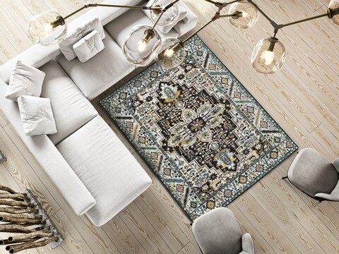 Covor, Karia 2 Multi, 200 x 290 cm, 100% polipropilena, multicolor