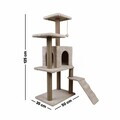 Casă pentru pisici, Paws & Whiskers, Arden, MATERIAL TEXTIL WELSOFT, Bej