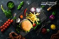 Platou pentru servire Art of Dining, 30x20 cm, ardezie, negru