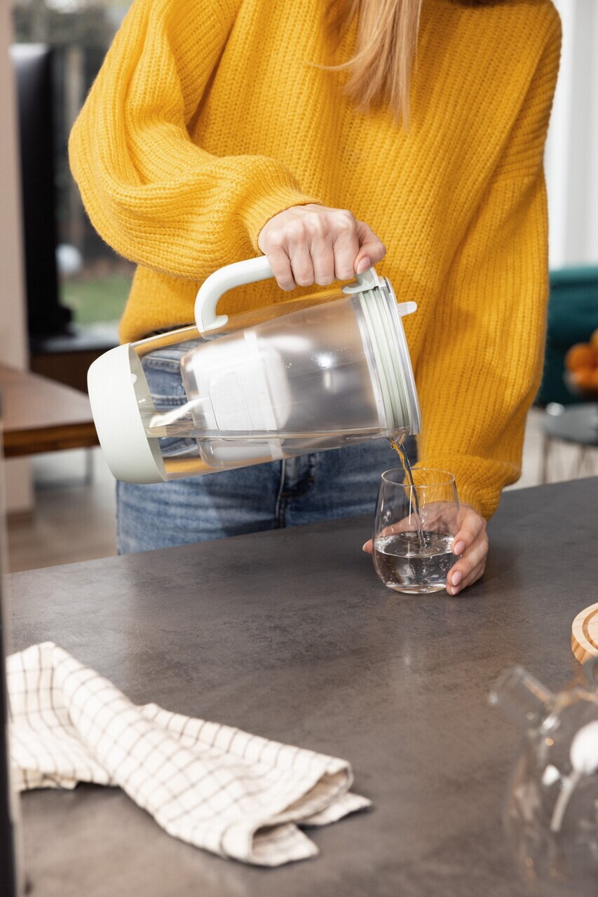 Cana filtranta Editie Aniversara 60 ani, din sticla, BRITA, 2,5 L, Maxtra PRO (lightgreen) - view 7