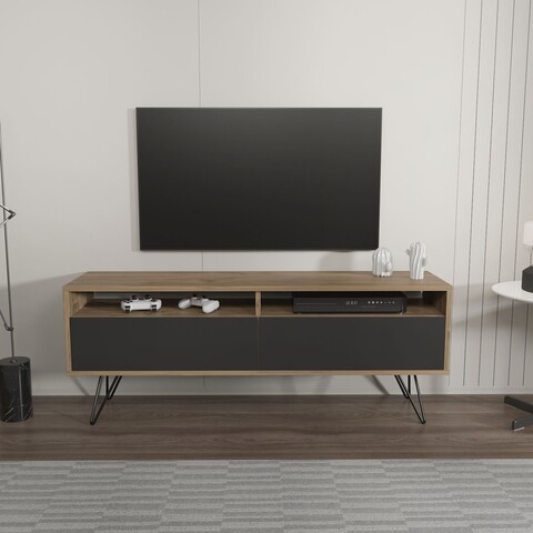 Comoda TV, Zena Home, Flay, Nuc / Negru