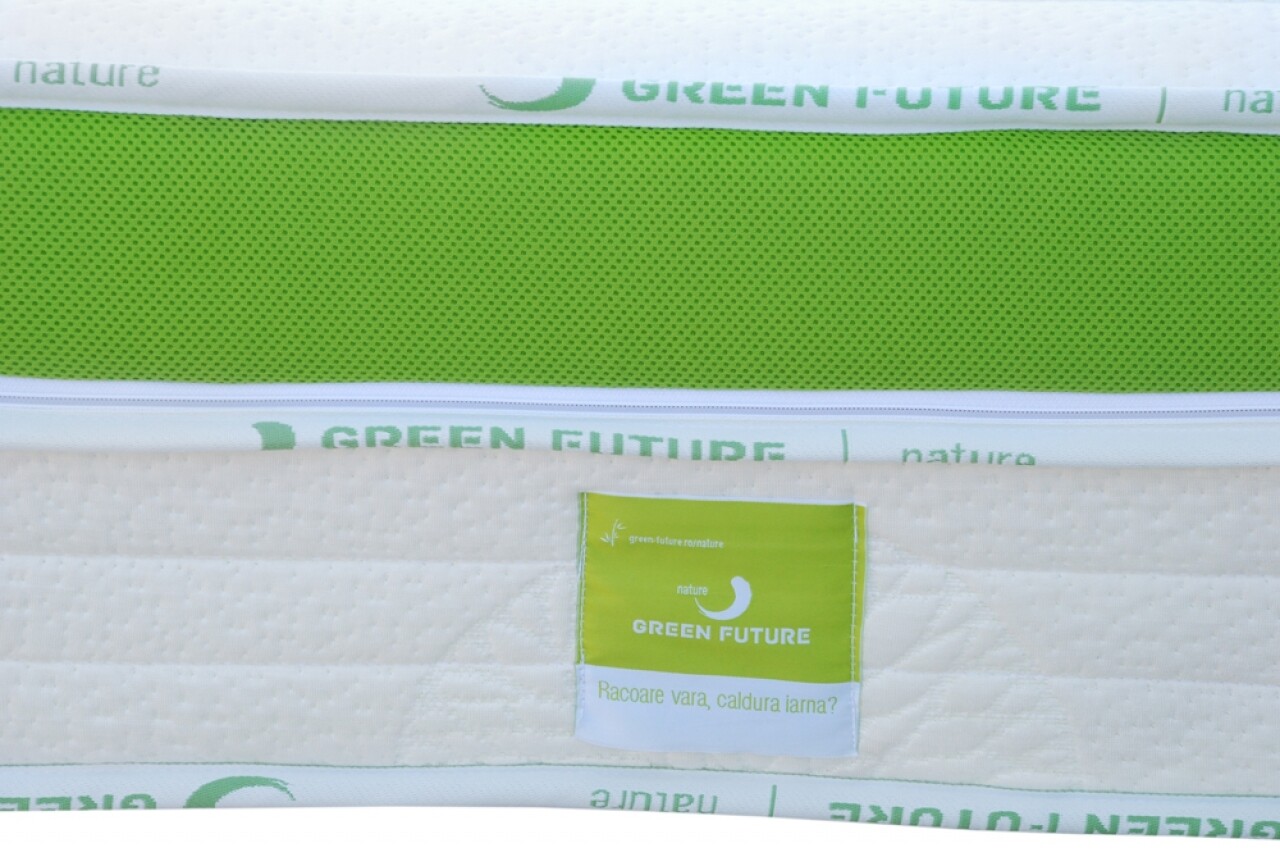 Saltea Green Future Nature Bamboo 200 x 200 cm - 3 | YEO