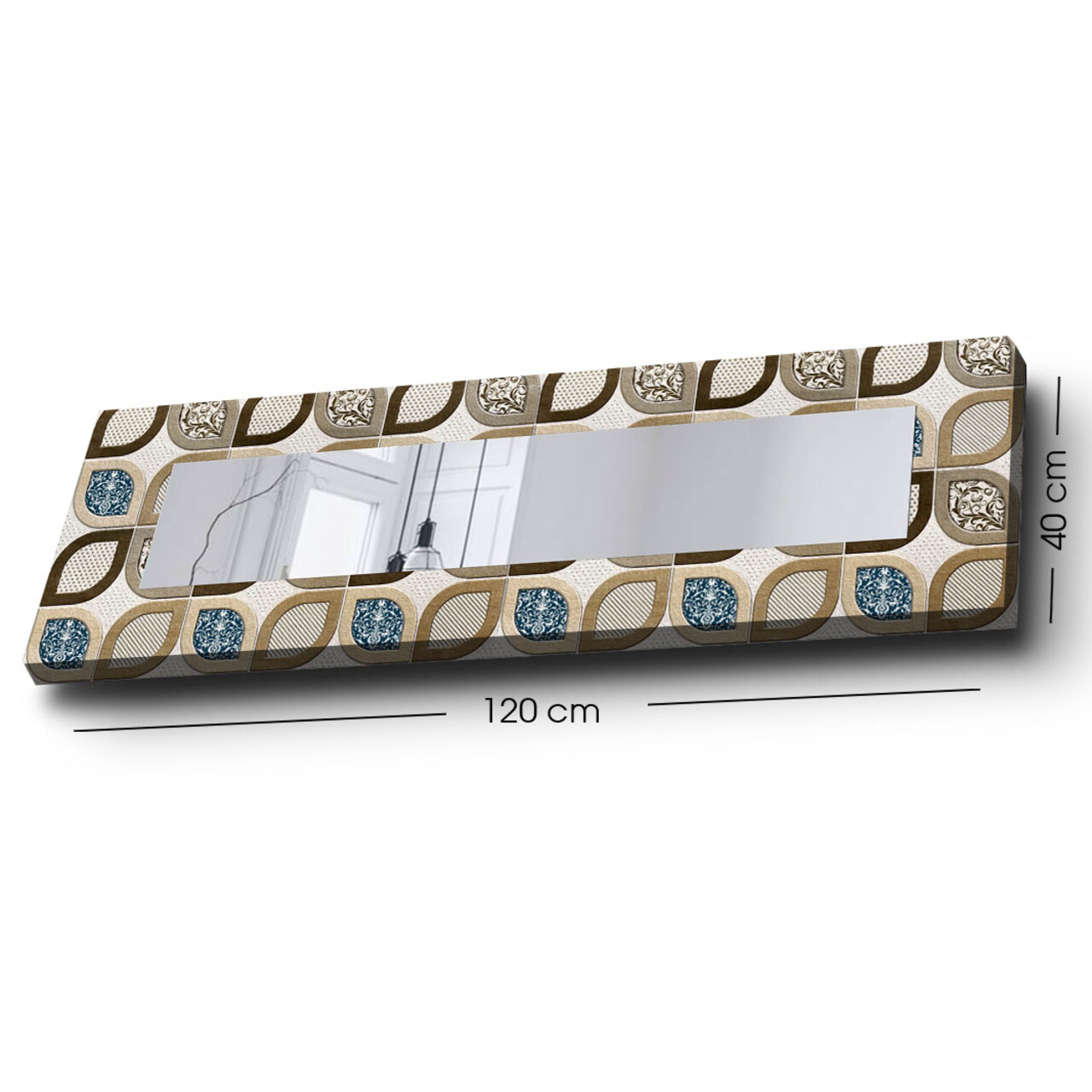 Oglinda decorativa, 40120YMA-30, Dimensiune: 40 x 120 cm, Multicolor - view 4