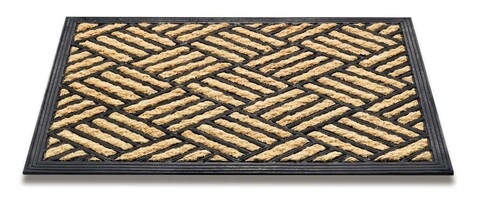 Covoras de intrare aba, decorino, 40x60 cm, fibra de nuca de cocos, bej