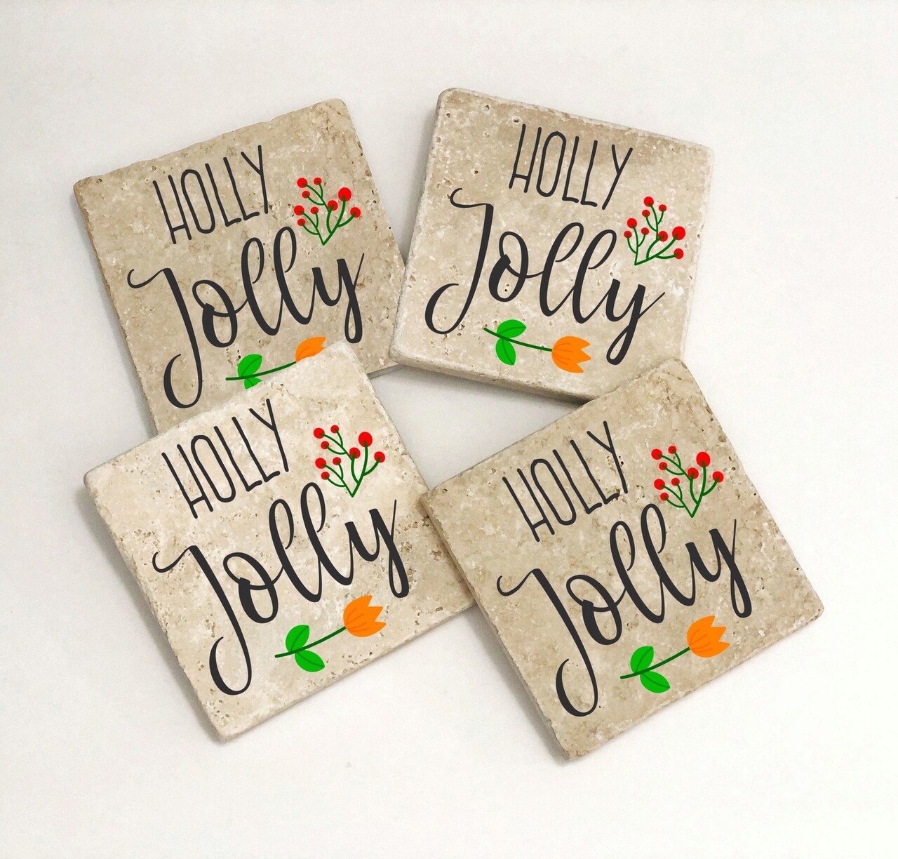 Set suporturi de pahare, Hermia, 366TYR1205, 10 x 10 x 1 cm, 4 piese, Multicolor - view 2