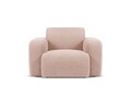 Fotoliu, Molino-101, Micadoni Home, 105x95x72 cm, tesatura boucle, roz pudra