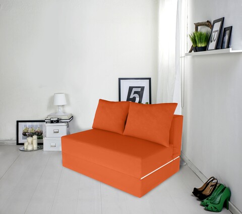 Canapea extensibila Urban Living, 136x80x40 cm, Orange Canapele si coltare
