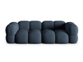 Canapea 4 locuri, Loretto, Cosmopolitan Design, 250x100x68 cm, tesatura structurata, albastru inchis