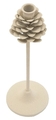 Suport lumanare Dune Pigna, Mauro Ferretti, 11.5x11.5x33.5 cm, fier, crem