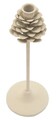 Suport lumanare Dune Pigna, Mauro Ferretti, 11.5x11.5x33.5 cm, fier, crem