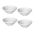 Set 4 boluri Etoile, Andrea Fontebasso, 14 cm, New Bone China, alb