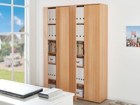 Dulap multifunctional Vetra, Inter Link, 70.2x34x183.2 cm, lemn, natur