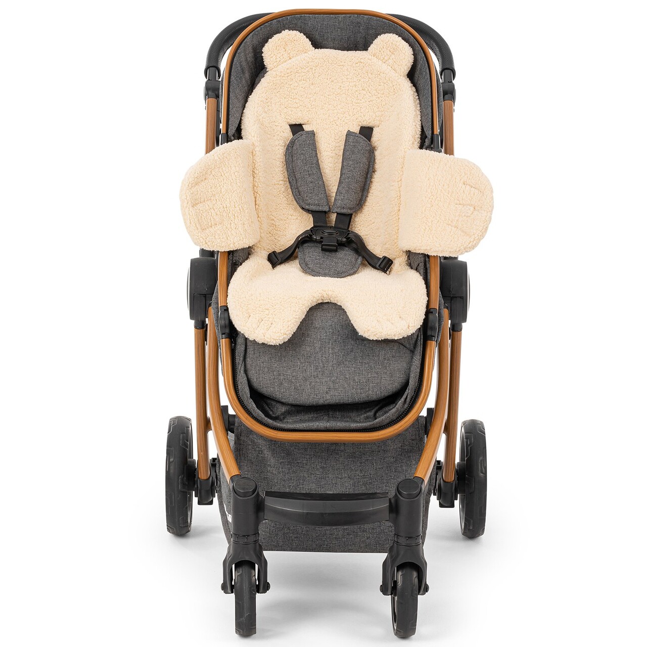Perna universala copii Baby Pad, Wallxpert, Teddy Bear, Poliester, Bej - view 5