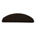 Set 2 covorase pentru trepte Stripes, Heinner, 63.5x23.5 cm, polipropilena, maro