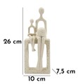 Figurina /sculptura decorativa Stons Maternity, Mauro Ferretti, 10x7.5x26 cm, polirasina, crem