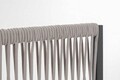 Paravan despartitor pentru gradina/terasa Paxson, Bizzotto, 180 x 30 x 120 cm, aluminiu/tesatura olefin, gri carbune