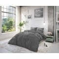 Lenjerie de pat pentru doua persoane, Royal Luxury Grey, Royal Textile,  100% bumbac