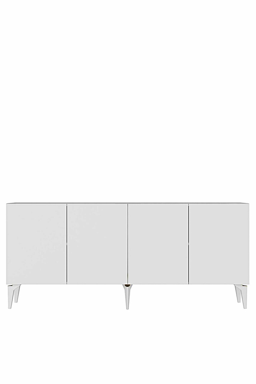 Consola, Hanah Home, Gumus 180, 180x79x32 cm, Alb — imaginea 5