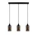 Candelabru, Opviq, Smoked - 023, E27, 60 W, metal/sticla